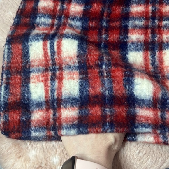 Madewell Wool w/ Pockets! Plaid Sweater XS - Picture 5 of 7